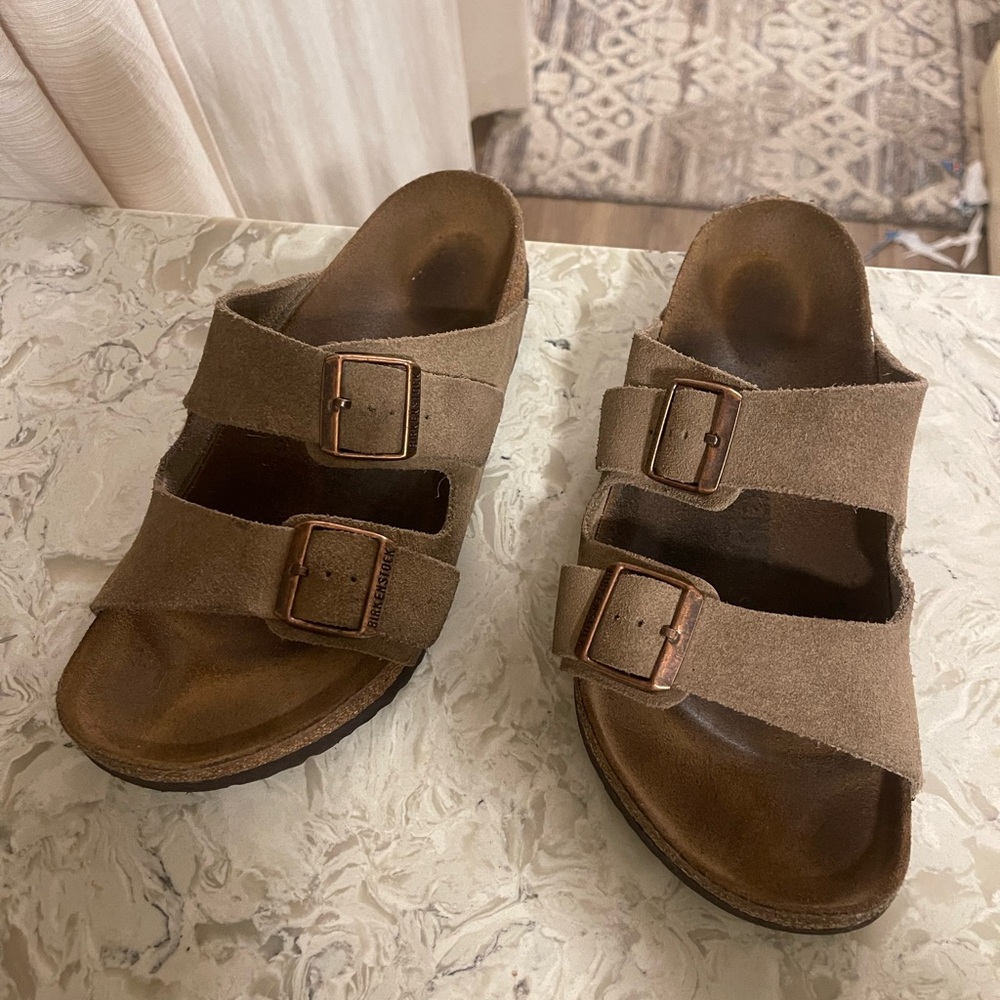 Birkenstock Brown Suede Sandals